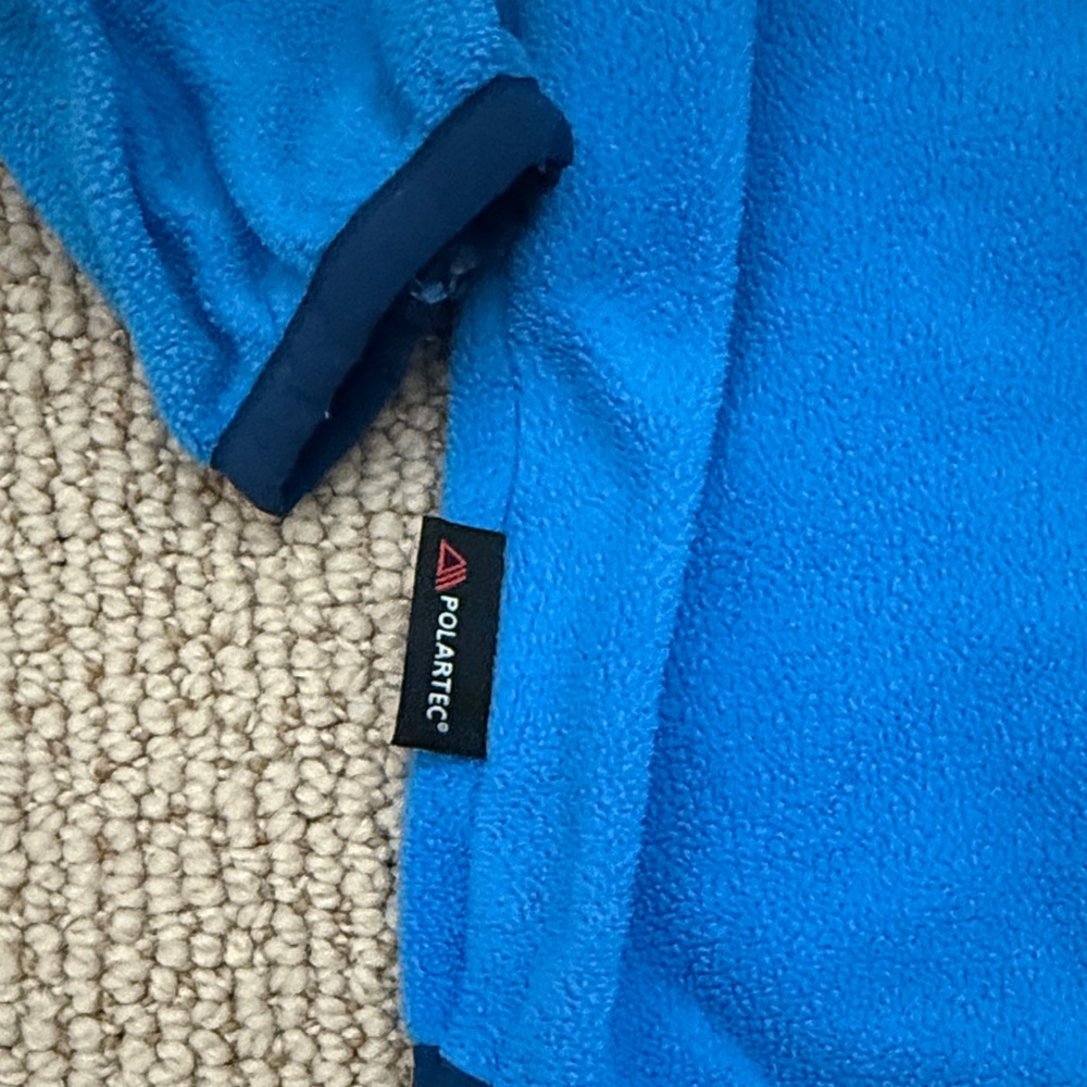 Like New Helly Hansen Boys Blue Polartec Fleece Pullover size 110/5 - Picture 6 of 6